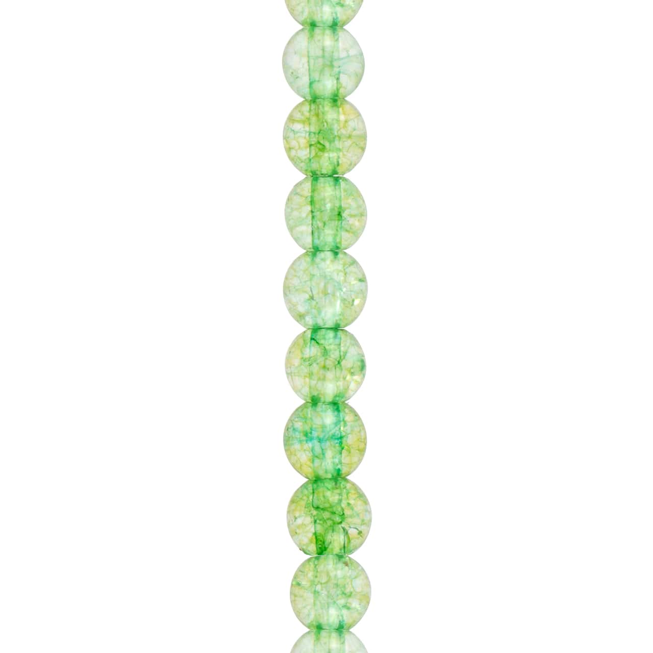 Light Green Quartz Round Beads by Bead Landing™